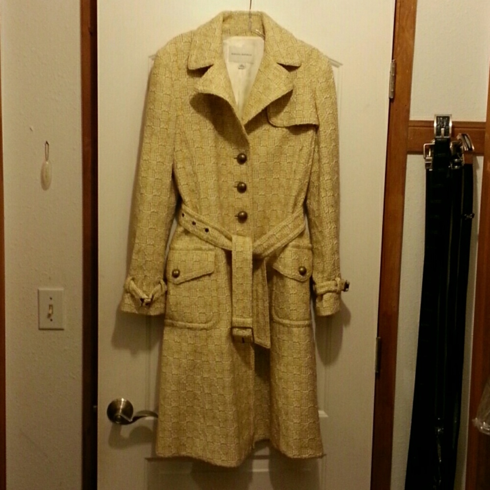 Banana Republic Yellow Tweed Jacket